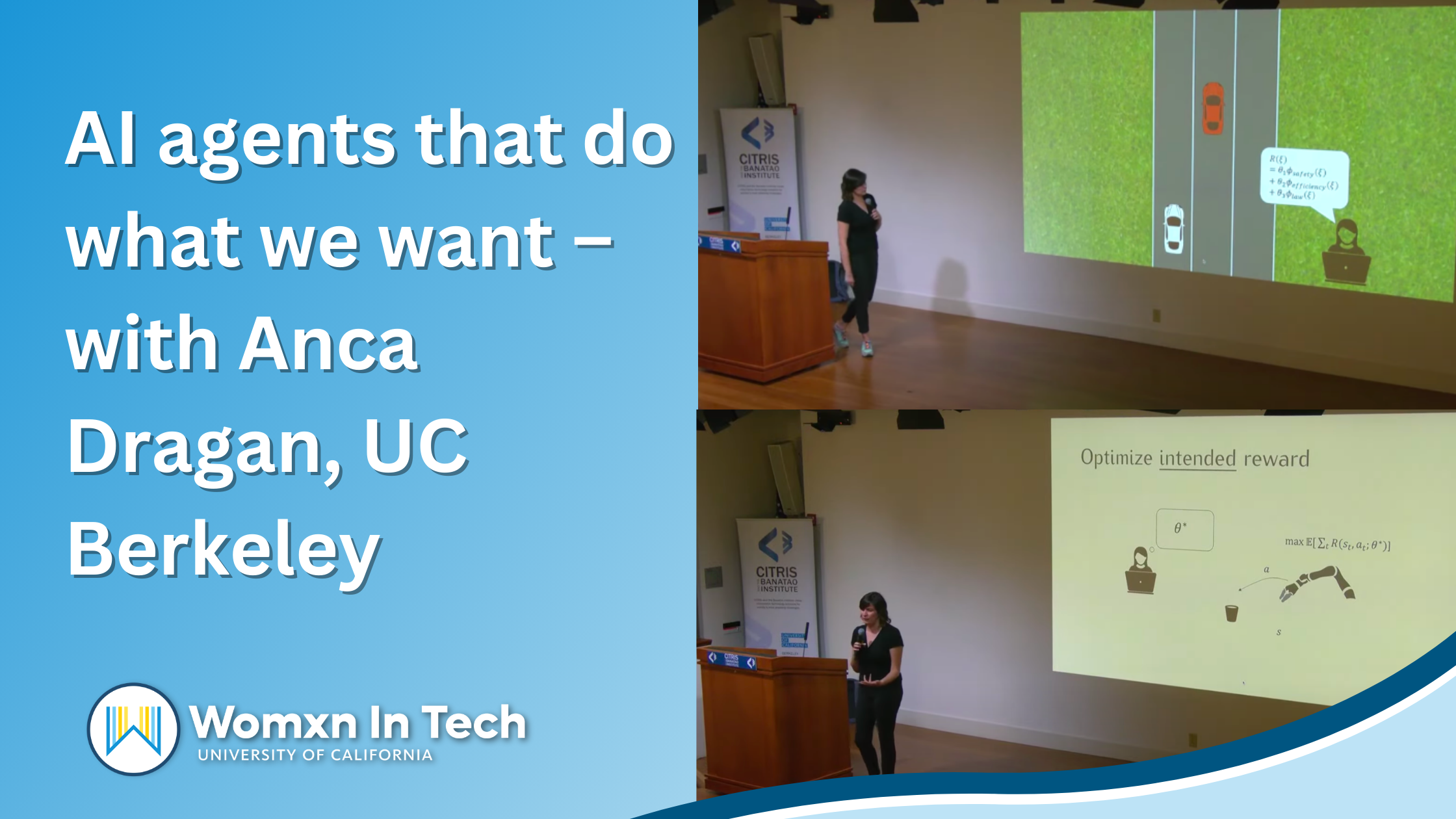 AI agents that do what we want – with Anca Dragan, UC Berkeley